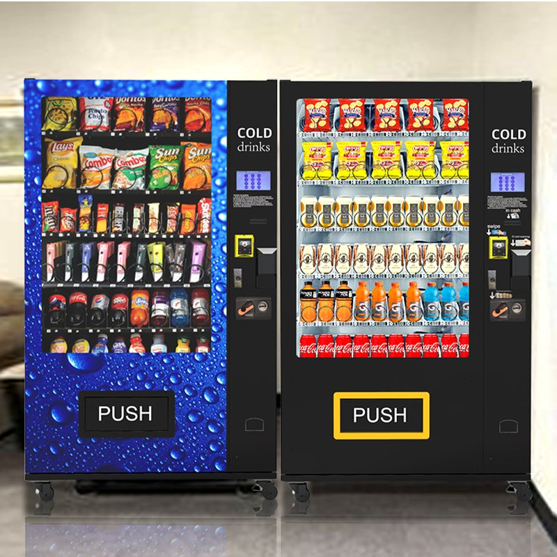 Innovative Products Smart Bagged Self-Service Water Snack Vending Machine Maquina