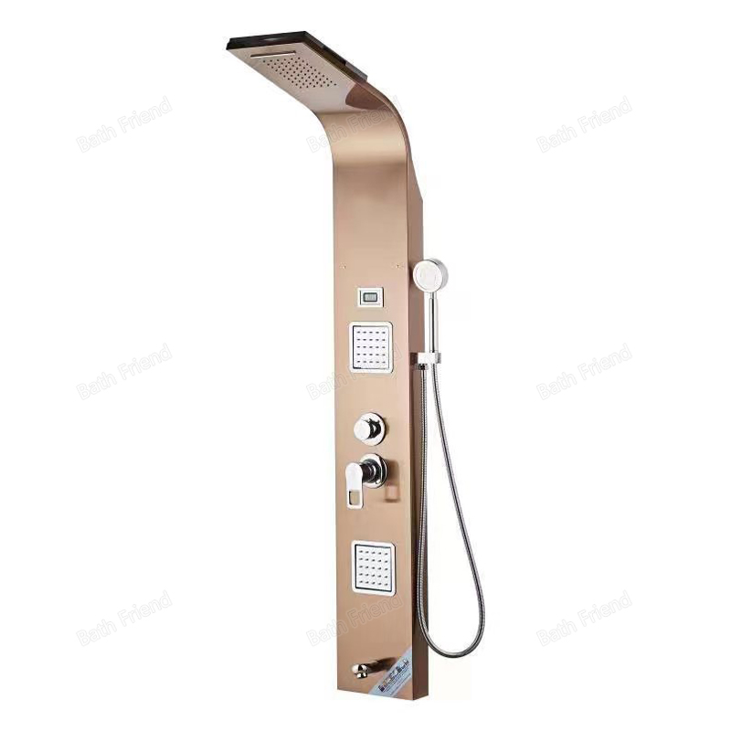 Cheap Price Easy Install Multifunctional Body Jets Shower Column Rectangle SPA Shower Panel