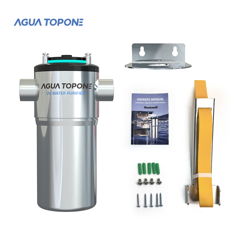 New Model 12gpm Easy-to-Install Stainless Steel Whole-House UV Water Sterilizer