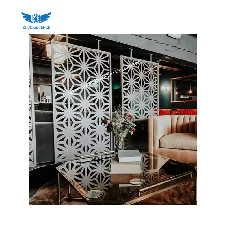 High-Quality Laser Cut Stainless Steel Modern Luxury Home Decorative Art Screen