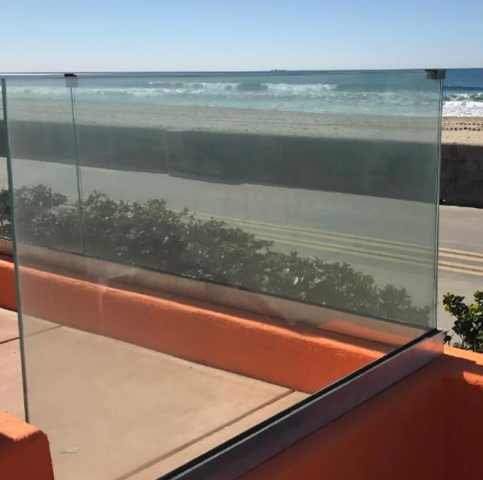 2-19mm Toughened Laminated Glass for Railing Glass Balcony Glass Fence