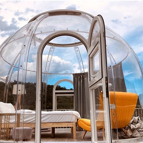 Outdoor Camping Picnic Accommodation Polycarbonate Star Rooms Transparent Soundproof Popular Hotel Homestay