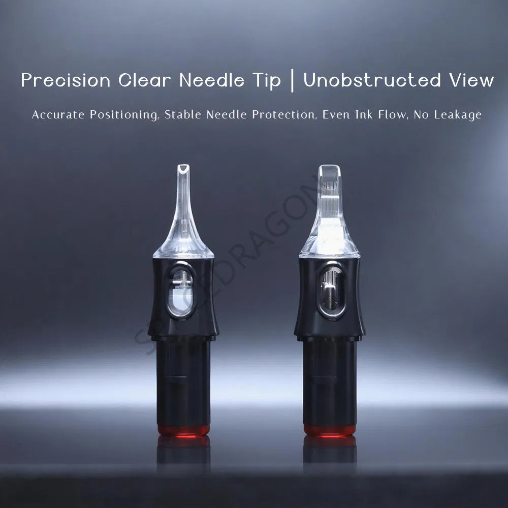 Factory OEM/ODM Sterilized Sterile 316L Stainless Steel Tattoo Cartridge Needles Custom Logo Disposable Rl/RS/RM/Cm/M1 Round Liner//Shader/Magnum Tattoo Needle