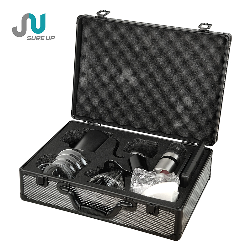 Modern Portable Fashionable High Borosilicate Glass Hand Drip Coffee Kit Grinder Scale Timer Eco-Friendly for Pour Coffee Tea