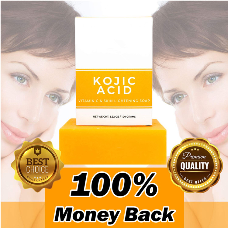 Private Label Vitamin C Kojic Acid Skin Lightening Soap for Fcae & Body