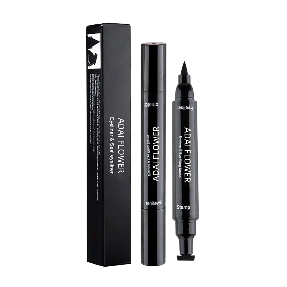 Best Waterproof Long Lasting Hypoallergenic Winged Black Liquid Eyeliner Stamp Wholesale Cosmetics