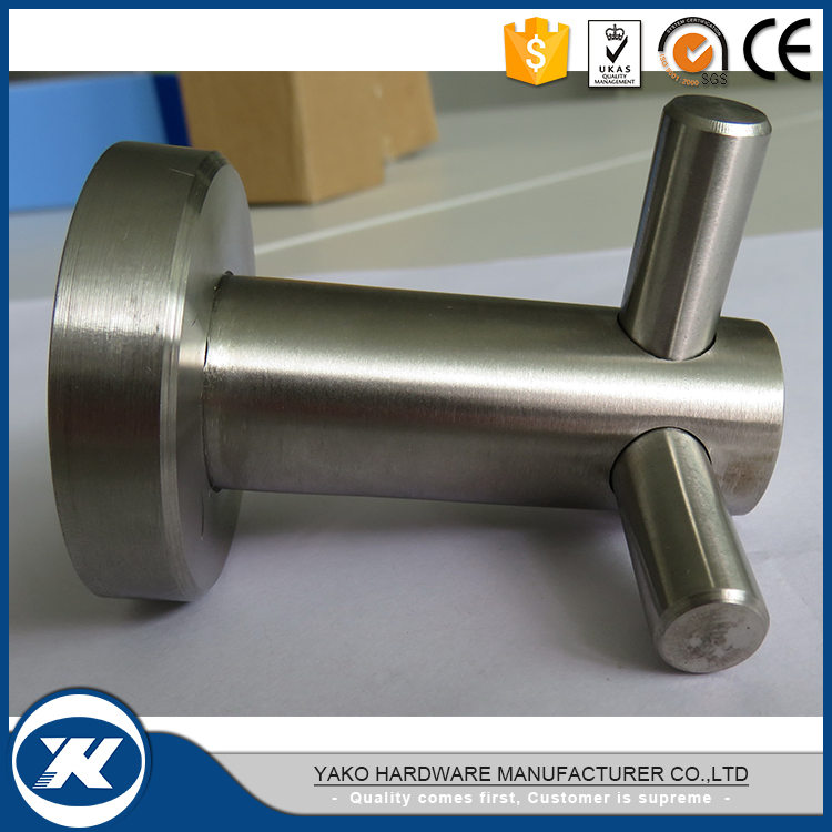 Настенный двойной крючок для полотенец из нержавеющей стали