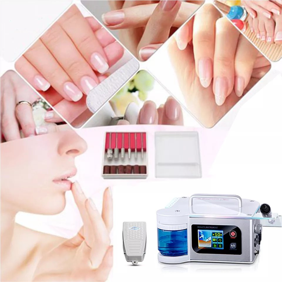 Nail Drill Machine Electric Portable Nail File Sander for Gel Nails Polishing for Home Manicure Salon