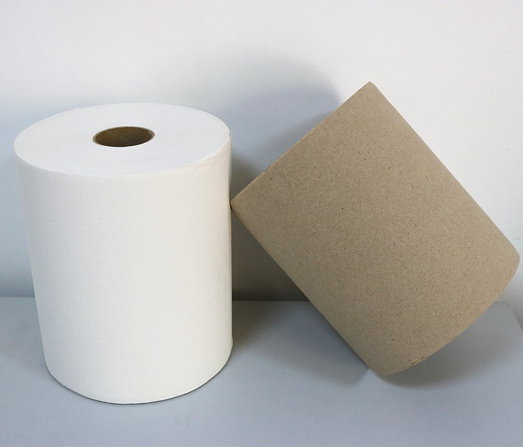 Ulive Kraft White Color Hand Paper Towel Customized Toilet Bathroom Jumbo Roll