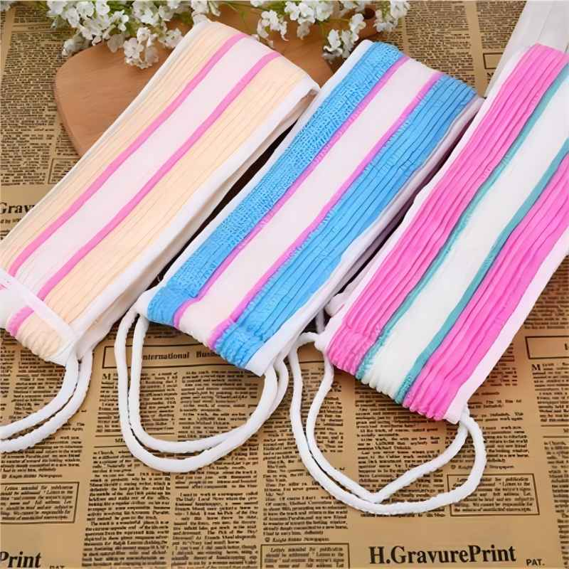 Exfoliating Washcloth Towel Body Scrubber Exfoliator Bath Back Scrubber for Shower