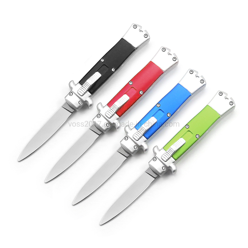 Мини-нож OTF-AKC Stiletto 5.3 дюйма с зеркальным клинком 440