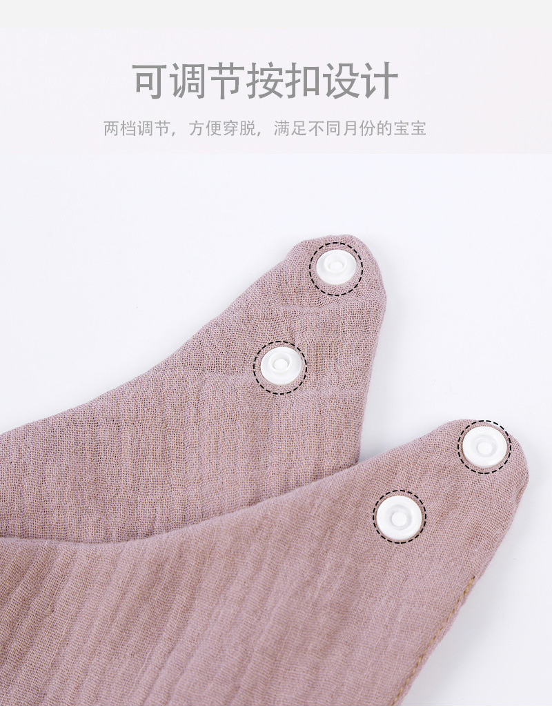 Hot Selling Baby Cotton Triangle Scarf Fall and Winter Dental Bibs