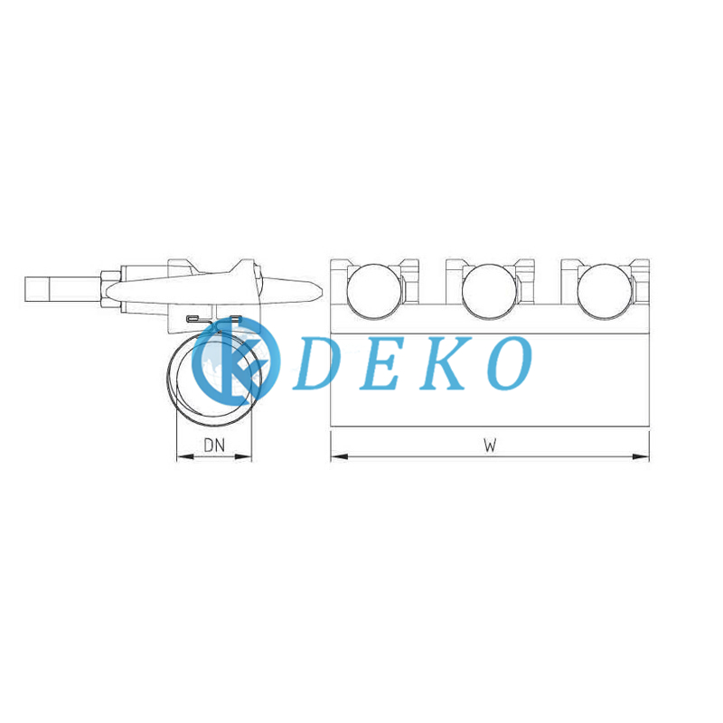 OEM/ODM Ductile Iron Pipe Adjustable Band Repair Clamp for Stainless Steel Pipe Repair