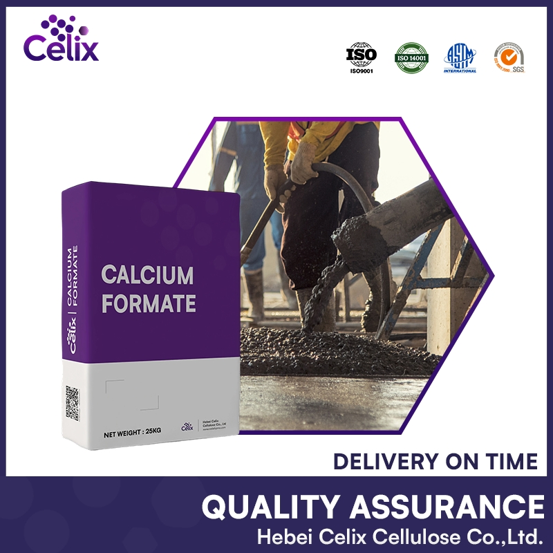 Calcium Formate for Tile Adhesive, Dry-Mixed Mortar, Concrete
