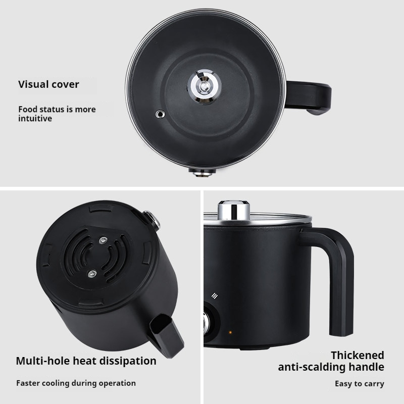 1.8L Electric Hot Pot Non-Stick Cooking Pot Multipurpose Electric Skillets