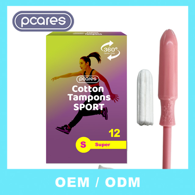 Organic Cotton Tampons with Applicator for Women - Ready to Ship