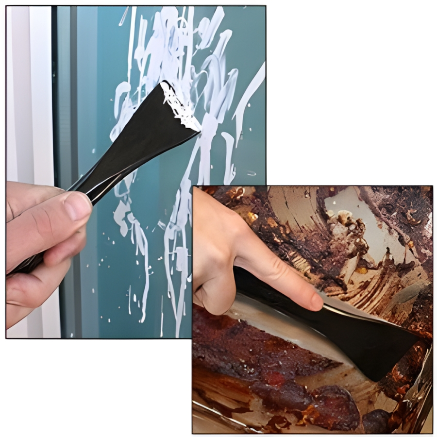 Hand Clean Razor Scraper with Resin Blades