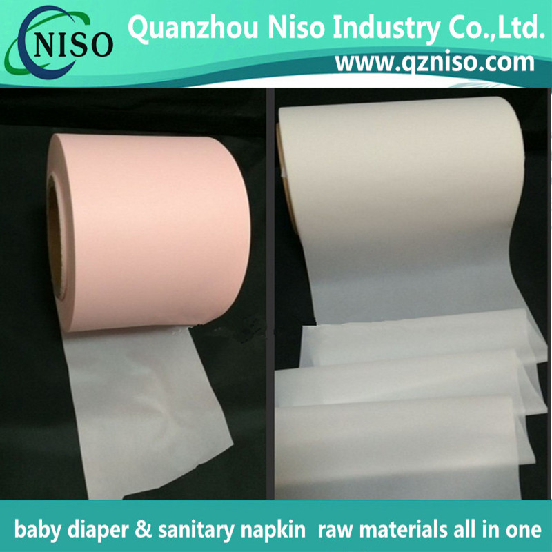 SGS Certification Sanitary Napkin Backsheet Colorful Stretch Film