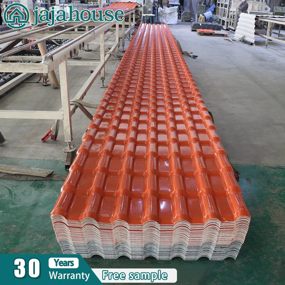 Испанская черепица Roma из синтетического пластика ASA UPVC PVC