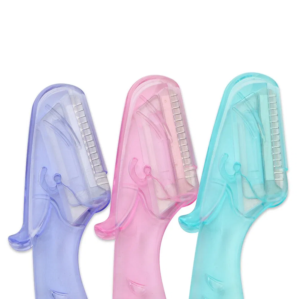 Portable Eyebrow Razor Trimmer Plastic Face Razor Shaver for Women