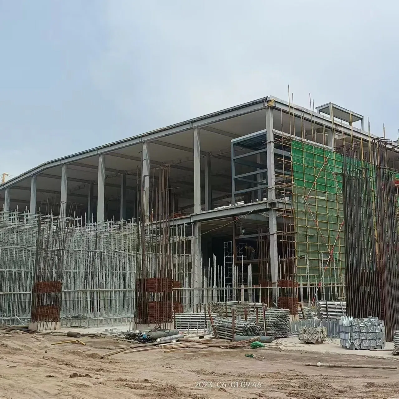 Durable Prefabricated Steel Warehouse for Agriculture and Industry