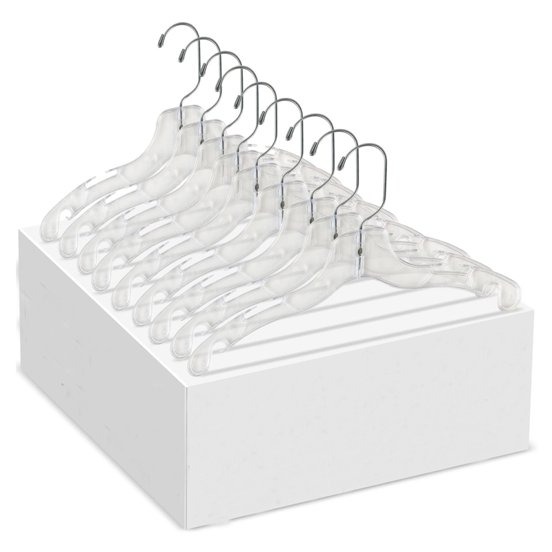 360 Degree Rotating Transparent Clothes Hanger Storage Tool Traceless Clothes Hanger Recyclable Recycling Clothes Hanger Clothing Store Home Furnishings