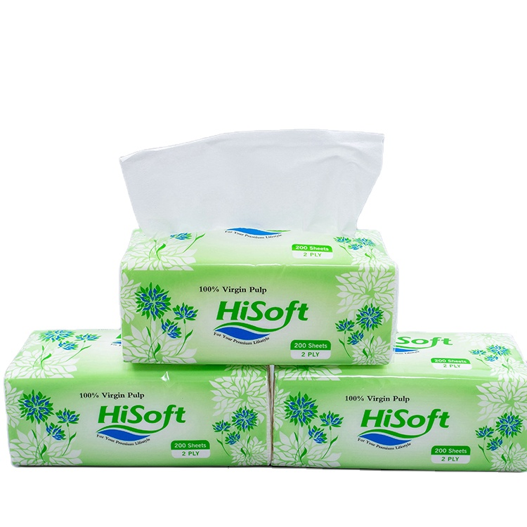 Soft Pack Facial Tissue for Household Use