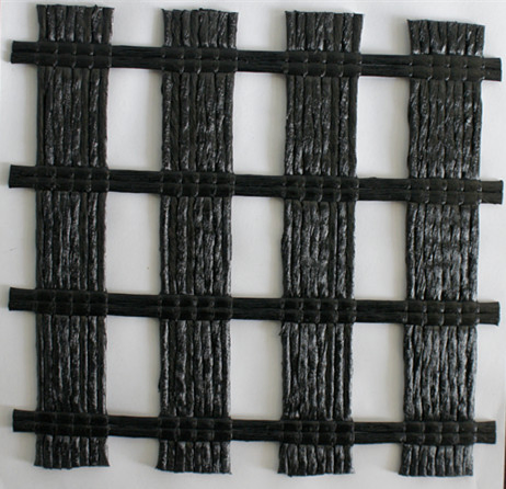 Reinforcement Retaining Wall Used Pet Geogrid Warp Knitting Polyester Geogrid