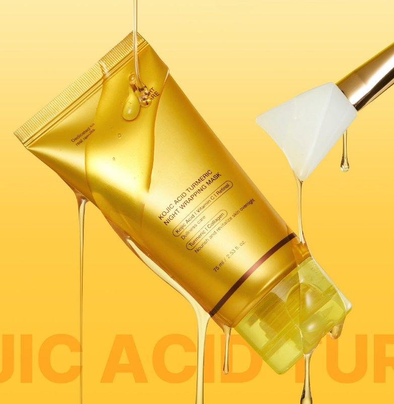 Peel-off Sleep Face Mask - Turmeric Vitamin C Niacinamide, Moisturizing Hydrating Mask Wholesale