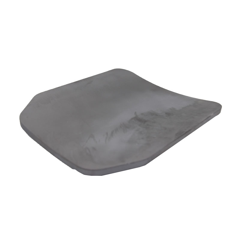 Single-Curved Lightweight Sintered Silicon Carbide (SIC) Ceramic Plate Bp2159 for Body Armour Plate