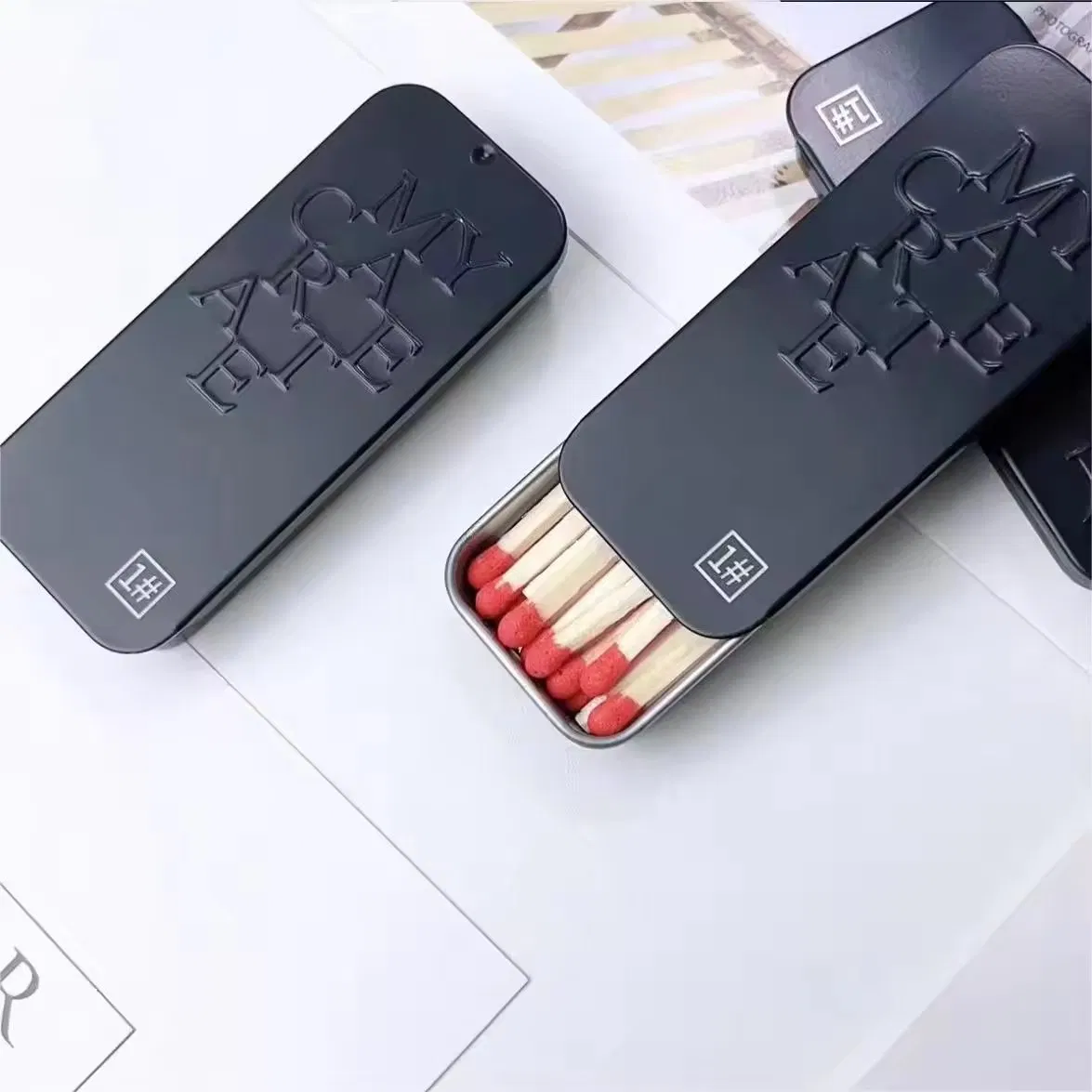 High-Grade Iron Matches with Custom Logo for Household Candle Use