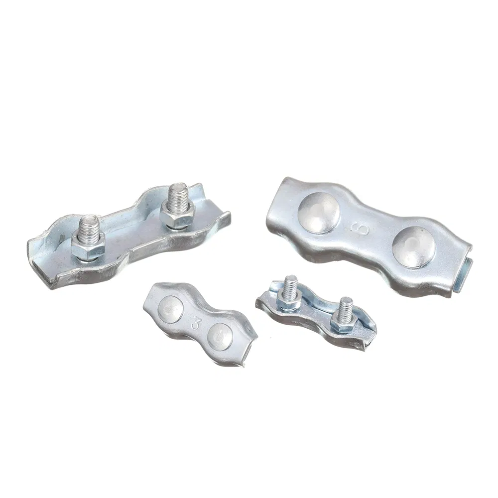 Marine Grade M4 M5 M6 M8 M10 Wire Clamp Rigging Hardware Heavy Duty Duplex Wire Rope Clip
