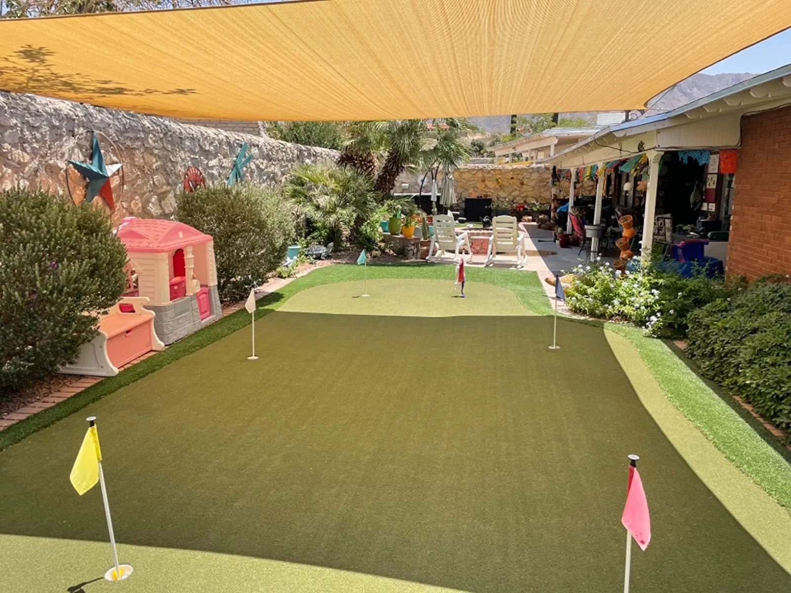 Heavy-Duty Sun Protection Sail for Gardens and Decks