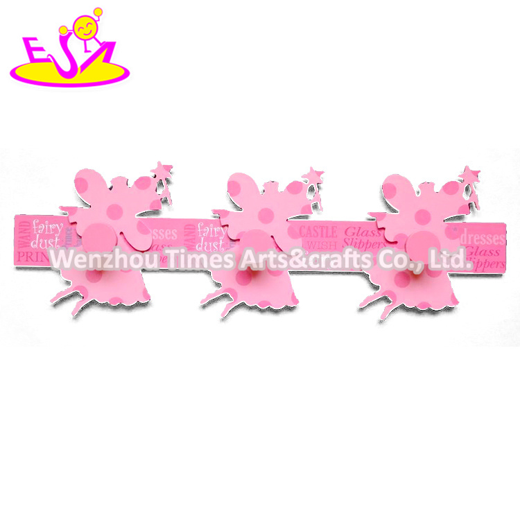 New Wood Coat Hooks Wall Mounted with 3 Hooks W09b081