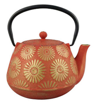 1.0L High Quality Green Cast Iron Teaware with Infuser