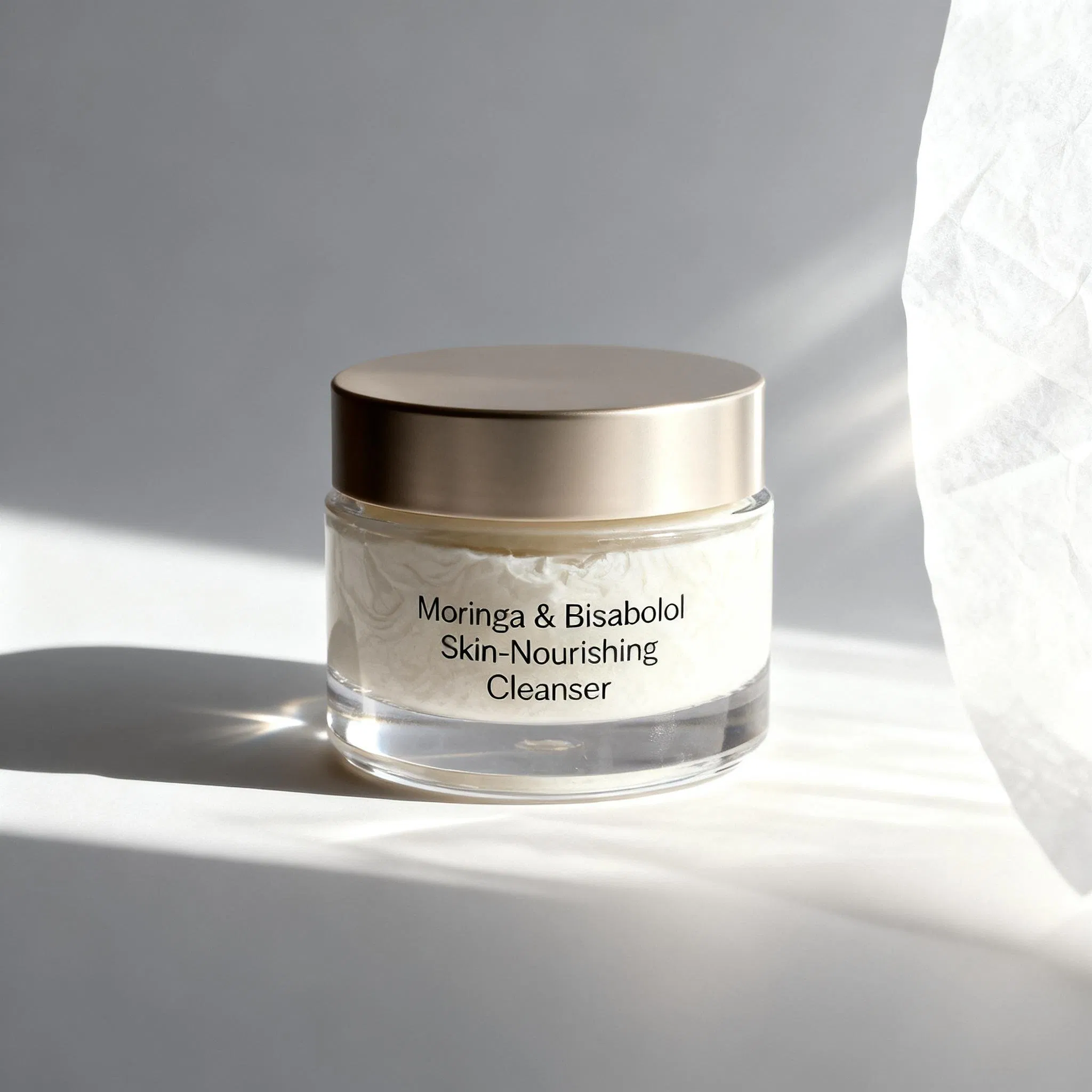 Advanced Conjunctiva-Safe and Moisturizing Face Cleanser with Moringa Oil and Bisabolol for Sensitive Eye Areas