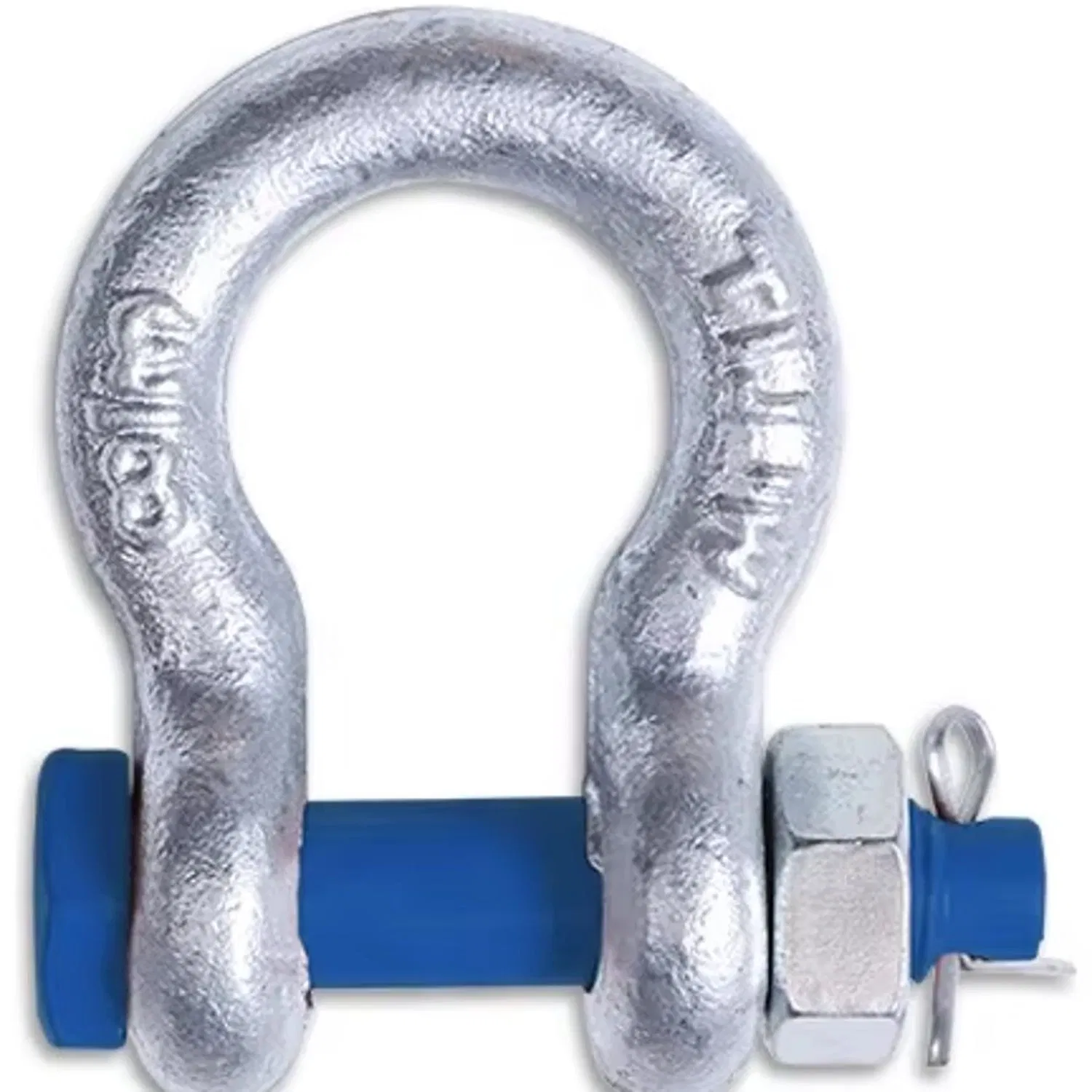 High Tensile Galvanized Steel Drop Forged Rigging Bow Shackle