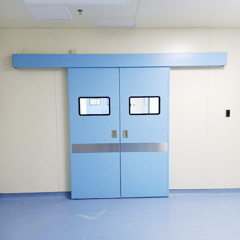 Advanced Stainless Steel Sliding Door for Cleanroom Applications