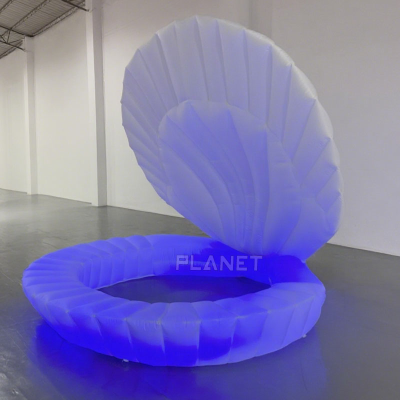 Giant Colorful Decorative Inflatable Seashell for Decoiration