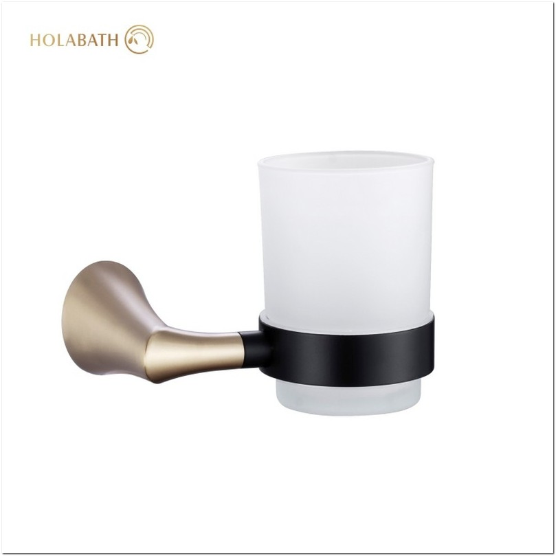 Stainless Steel Toothbrush Cup Holder Tumbler Organizer for Small Bathroom Spaces