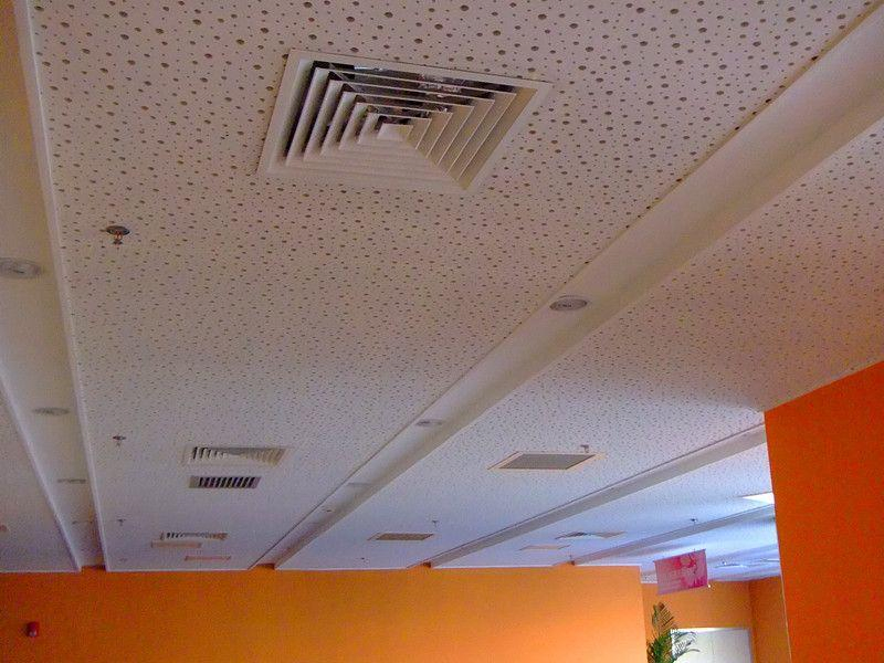 Fireproof Moisture Resistant Sound Insulation Ceiling Gypsum Board / Plasterboard