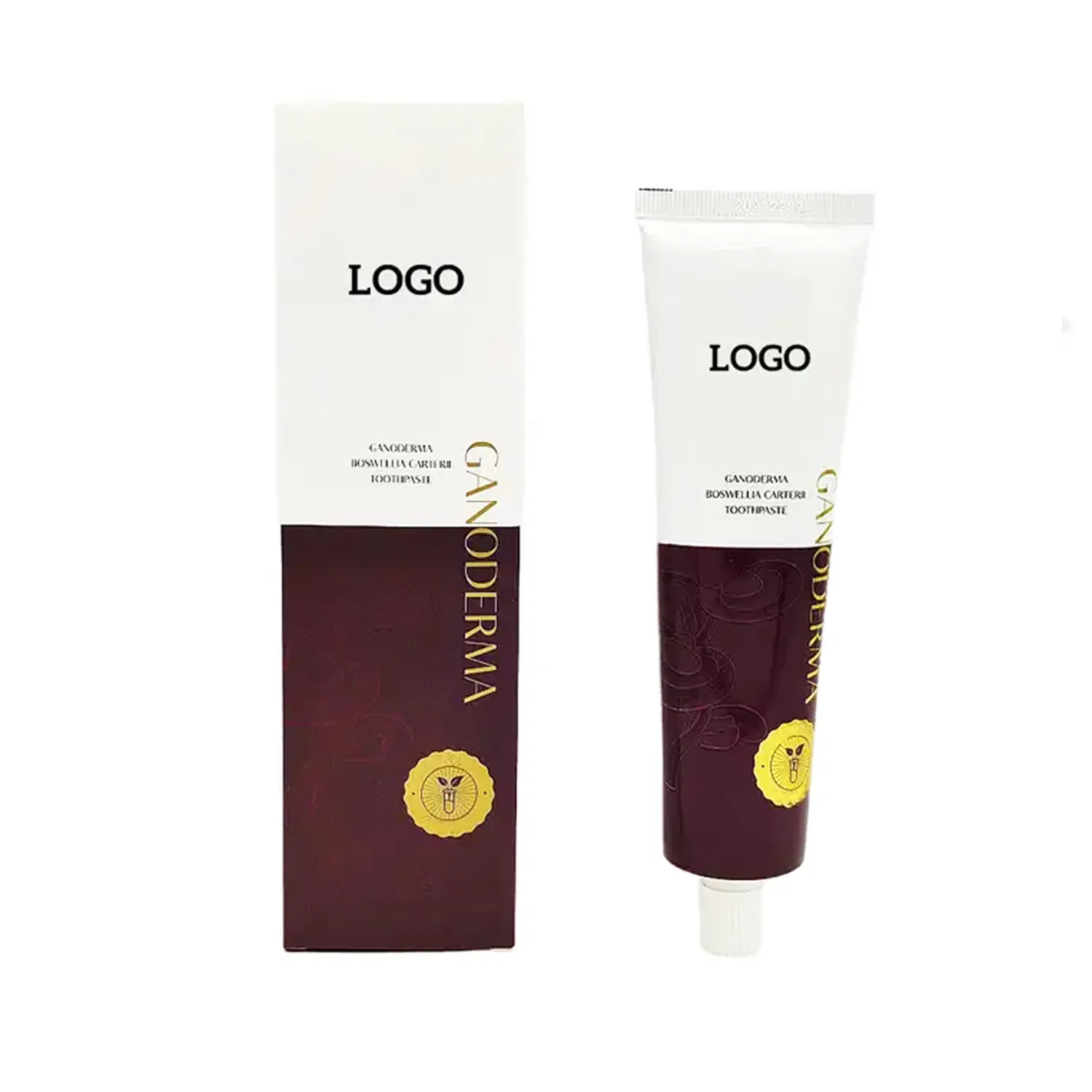 Customize Logo Remove Plaque Gum Protect Ganoderma Toothpaste