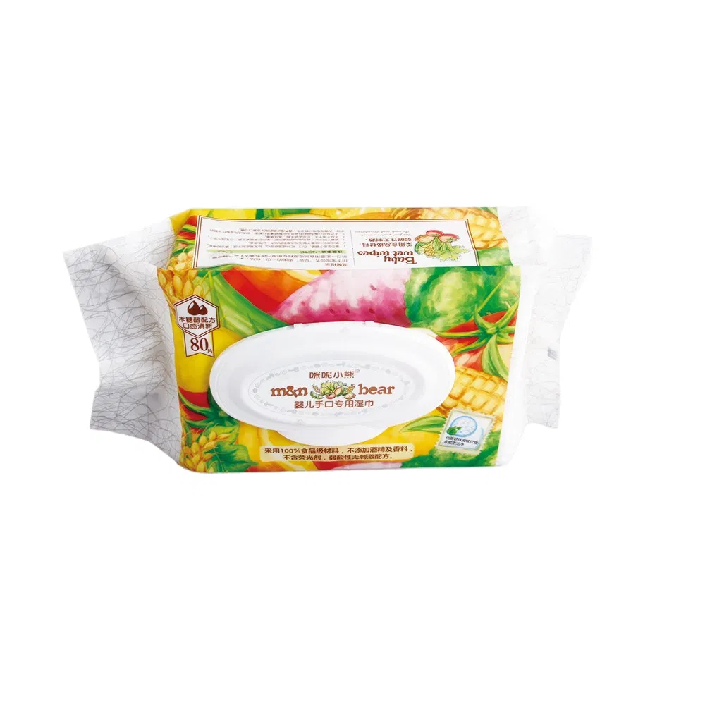 80 PCS Alcohol-Free Soft Baby Wet Wipes China OEM ODM Welcomed