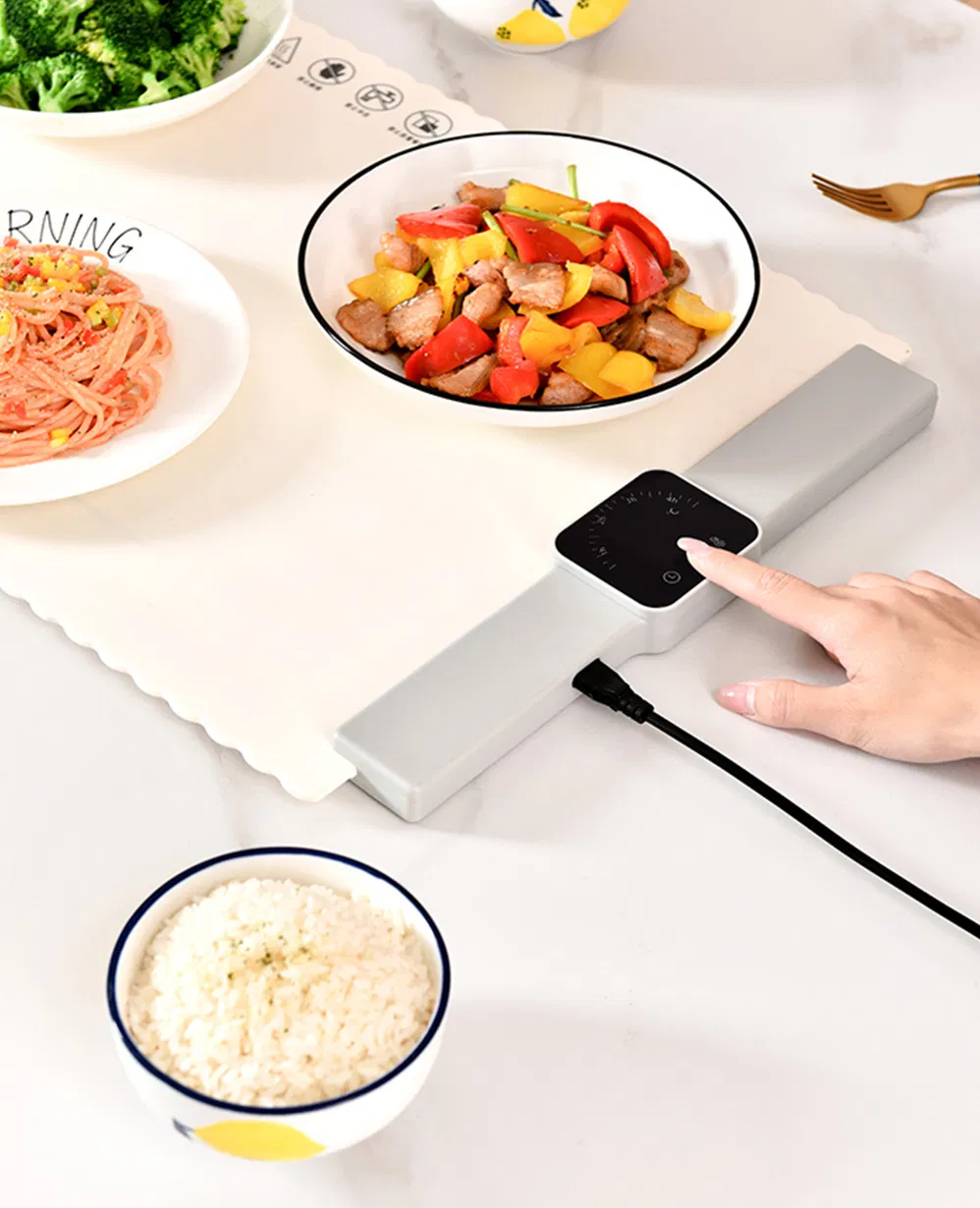 Meat Defrost Food Warming Plate Rolling Silicone Food Warmer Tray
