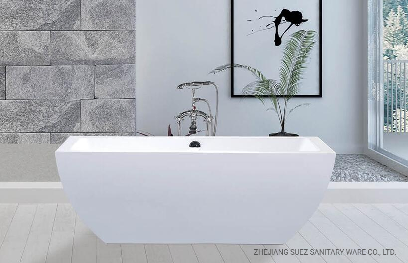 Акриловая отдельностоящая ванна Crystal Stone, 85 мм