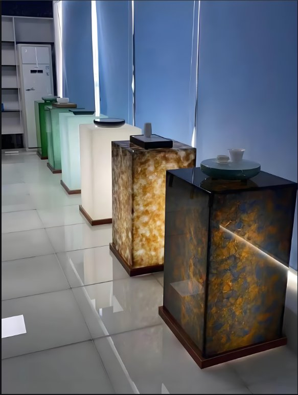 Wall Arts Hot Selling Green Frosted Ice Jade Glass Decorative Glass Sheets Microcrys Tinted Jade Glass for Wall Panels