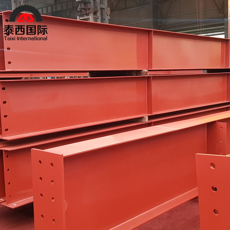 Light Steel Structure Warehouse Fabrication Workshop H Steel Beam and Column Construction