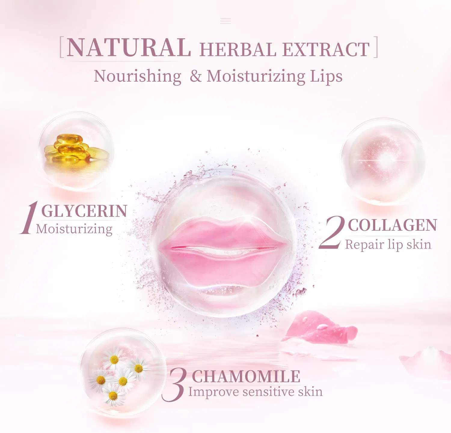 Moisturizing and Removing Dead Skin Collagen Lip Mask Suitable for Dry Lips