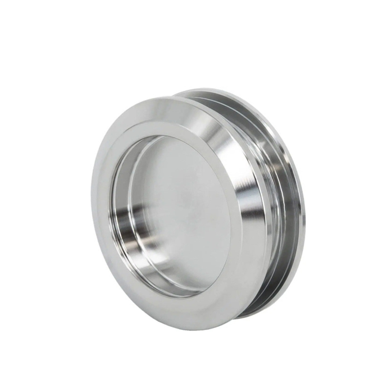 SS304 Satin Mirror Bathroom Sliding Glass Hardware Kit Shower Door Knob