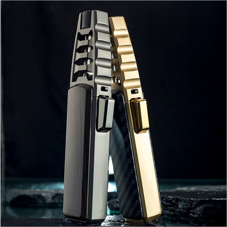 Popular Hot Sell Torch Light for Camping High Quality Refillable Butane Camping Lighter Jet Flame Pen Torch BBQ Kitchen Lighter